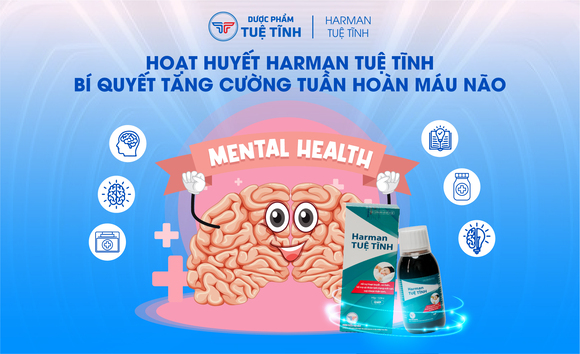 Sản phẩm hoạt huyết Harman Tuệ Tĩnh: Bí quyết tăng cường tuần hoàn não 