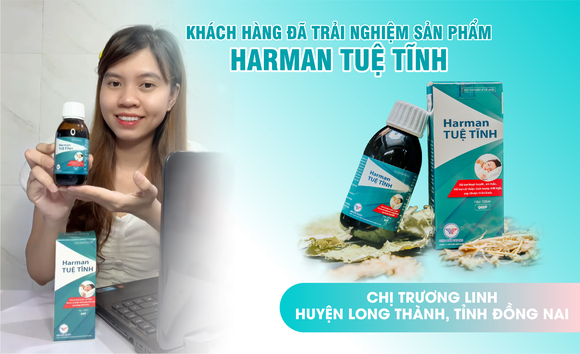 Chị Trương Linh đã trải nghiệm sản phẩm Harman Tuệ Tĩnh như thế nào?