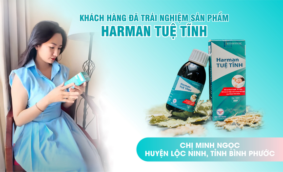 Cảm nhận của chị Minh Ngọc sau khi trải nghiệm sản phẩm Harman Tuệ Tĩnh