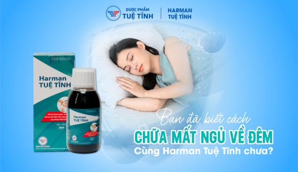 Bạn đã biết cách chữa mất ngủ về đêm cùng Harman Tuệ tĩnh chưa? 